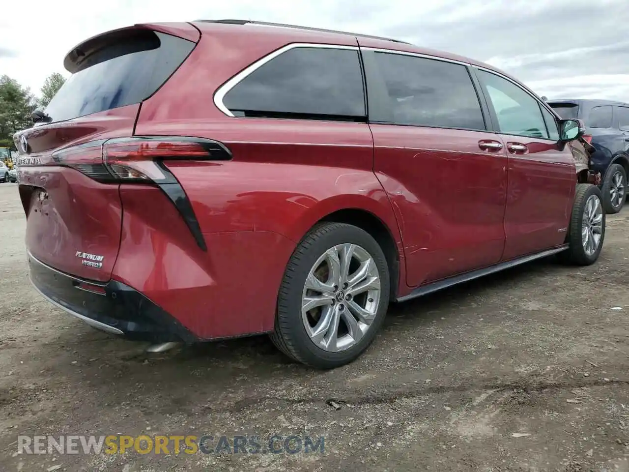 3 Photograph of a damaged car 5TDERKEC4MS008860 TOYOTA SIENNA 2021