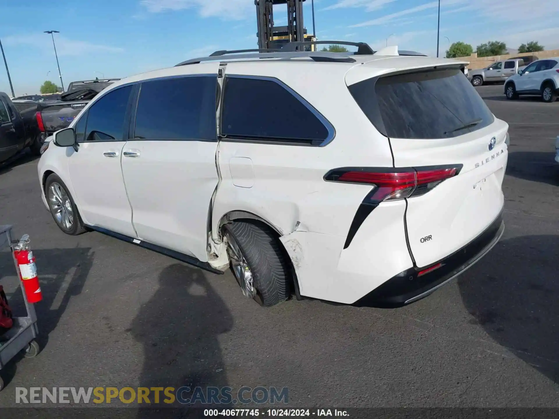 3 fotografías del automóvil dañado 5TDERKEC5MS014263 TOYOTA SIENNA 2021