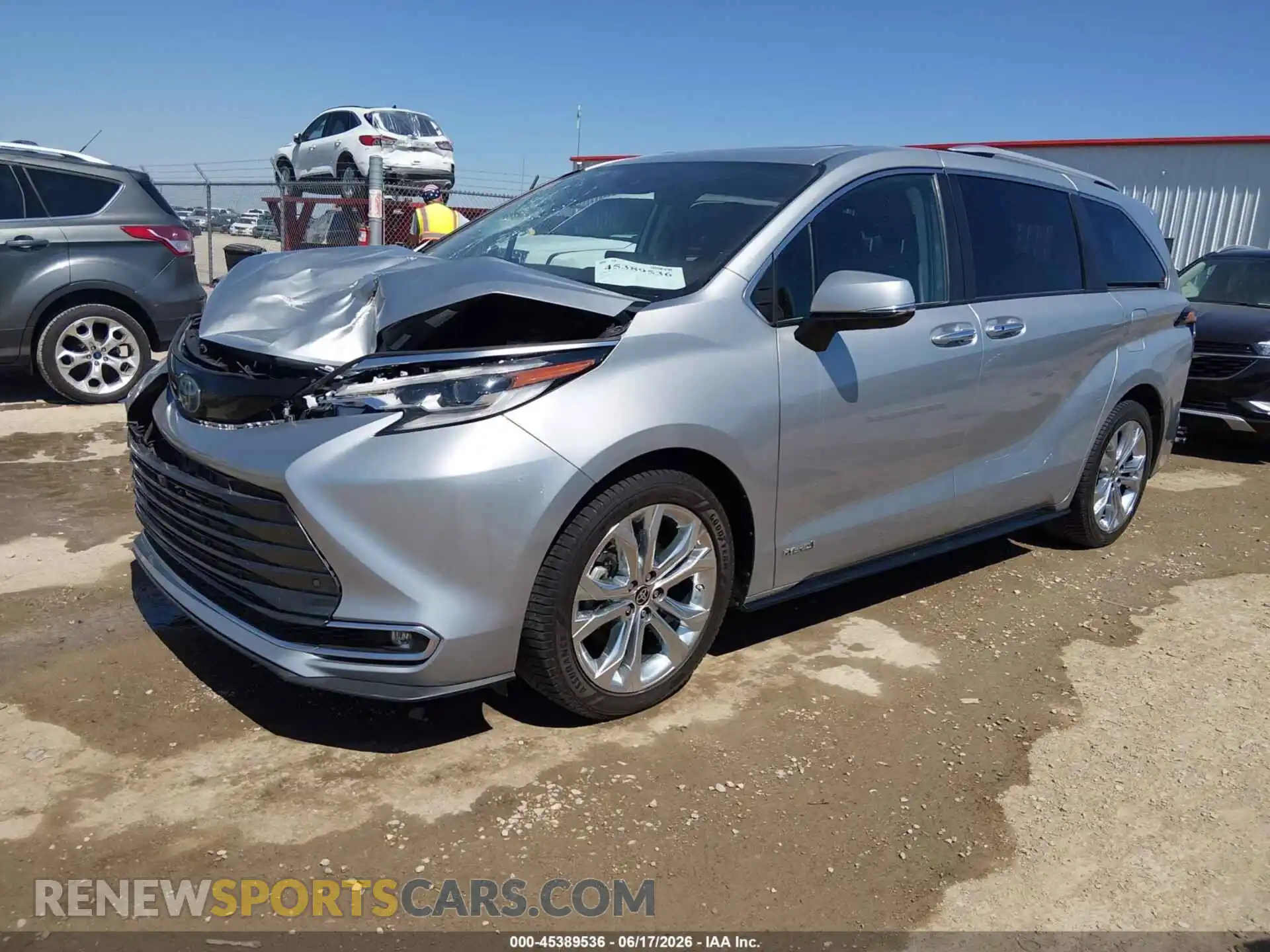 2 Photograph of a damaged car 5TDERKEC5MS067657 TOYOTA SIENNA 2021