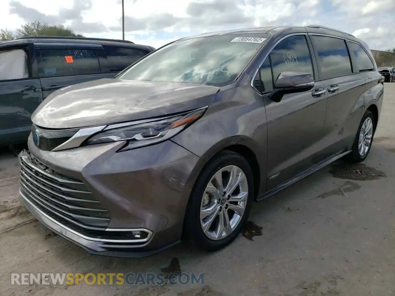 1 Photograph of a damaged car 5TDERKEC8MS068835 TOYOTA SIENNA 2021