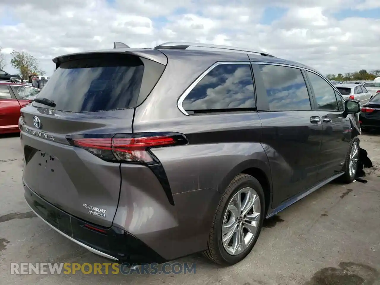 3 Photograph of a damaged car 5TDERKEC8MS068835 TOYOTA SIENNA 2021