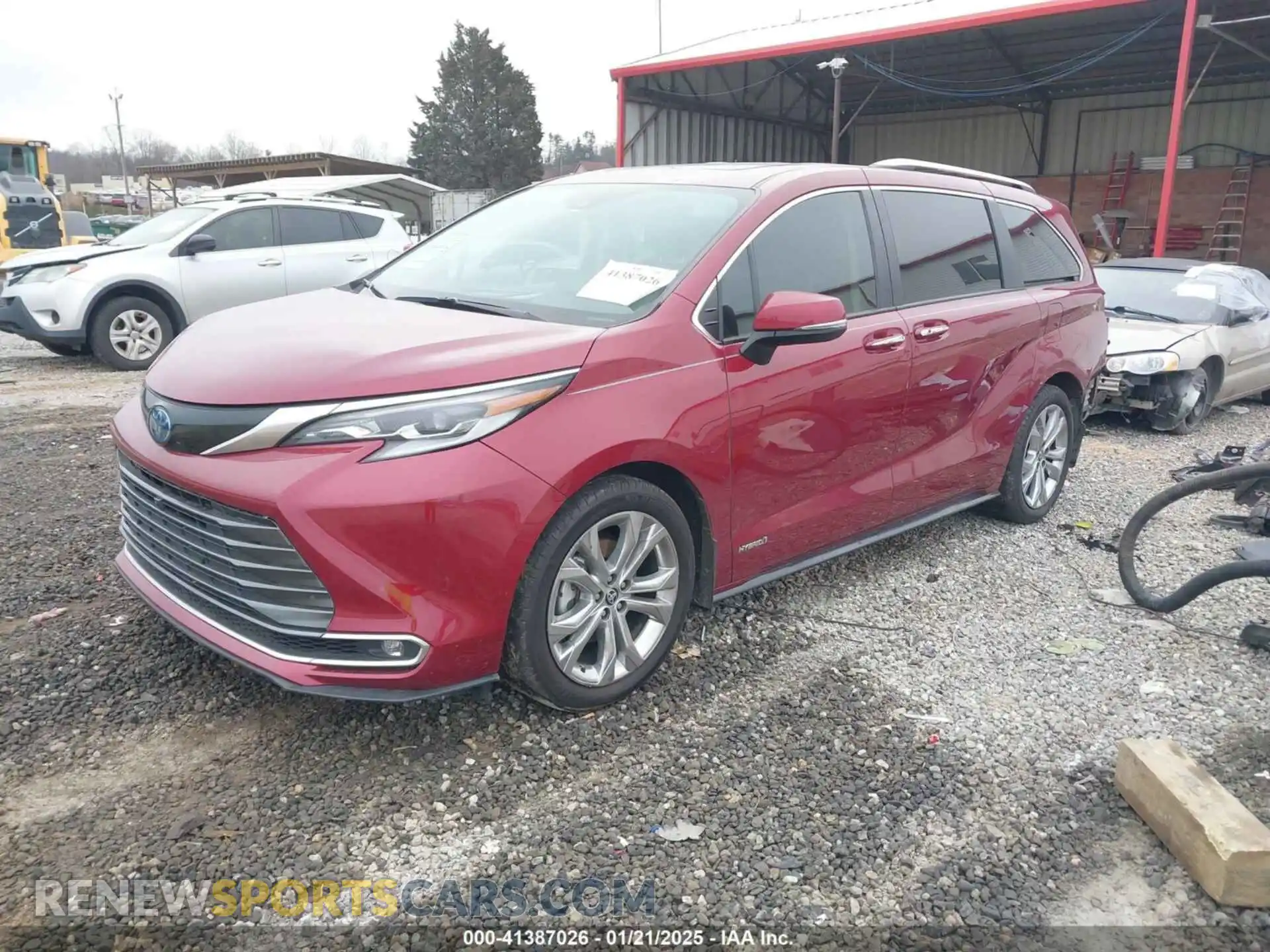 2 Photograph of a damaged car 5TDERKEC9MS027243 TOYOTA SIENNA 2021