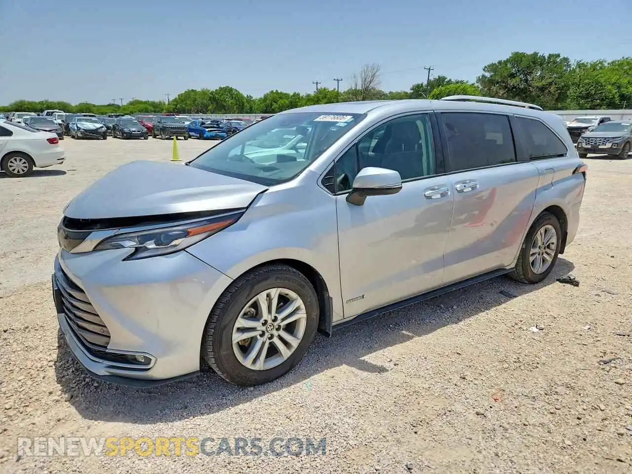 1 fotografías del automóvil dañado 5TDESKFC0MS037596 TOYOTA SIENNA 2021