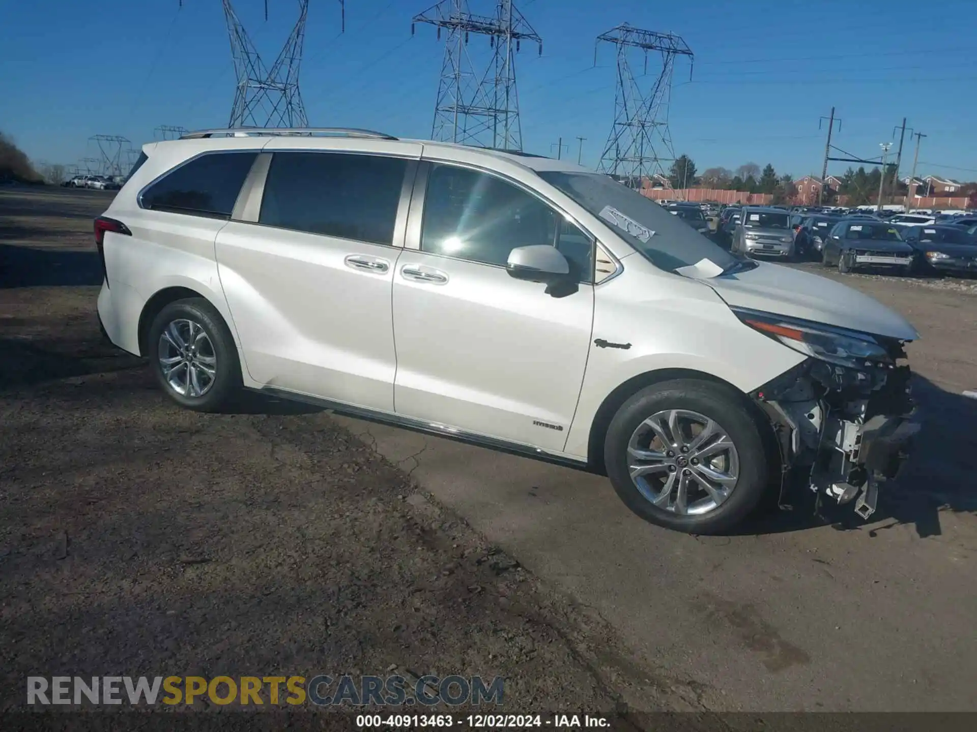1 Photograph of a damaged car 5TDESKFC3MS006195 TOYOTA SIENNA 2021