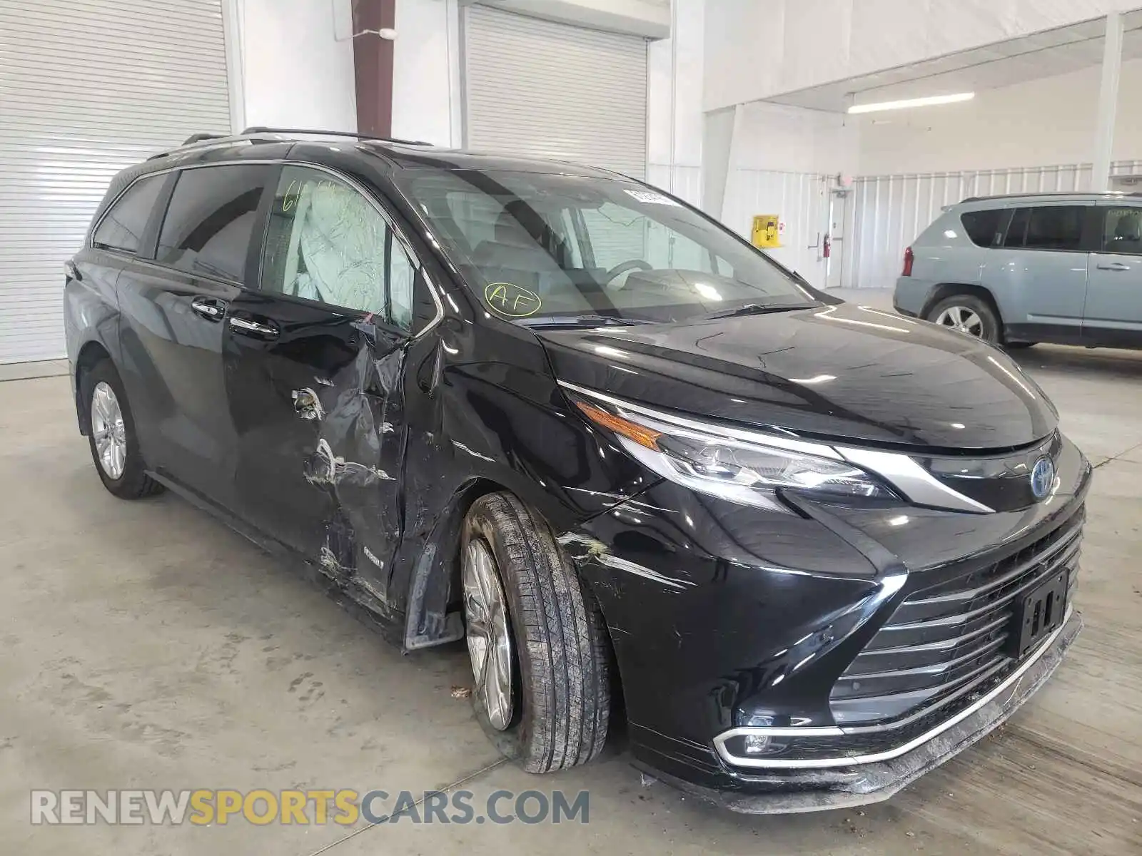 1 Photograph of a damaged car 5TDESKFC6MS028708 TOYOTA SIENNA 2021