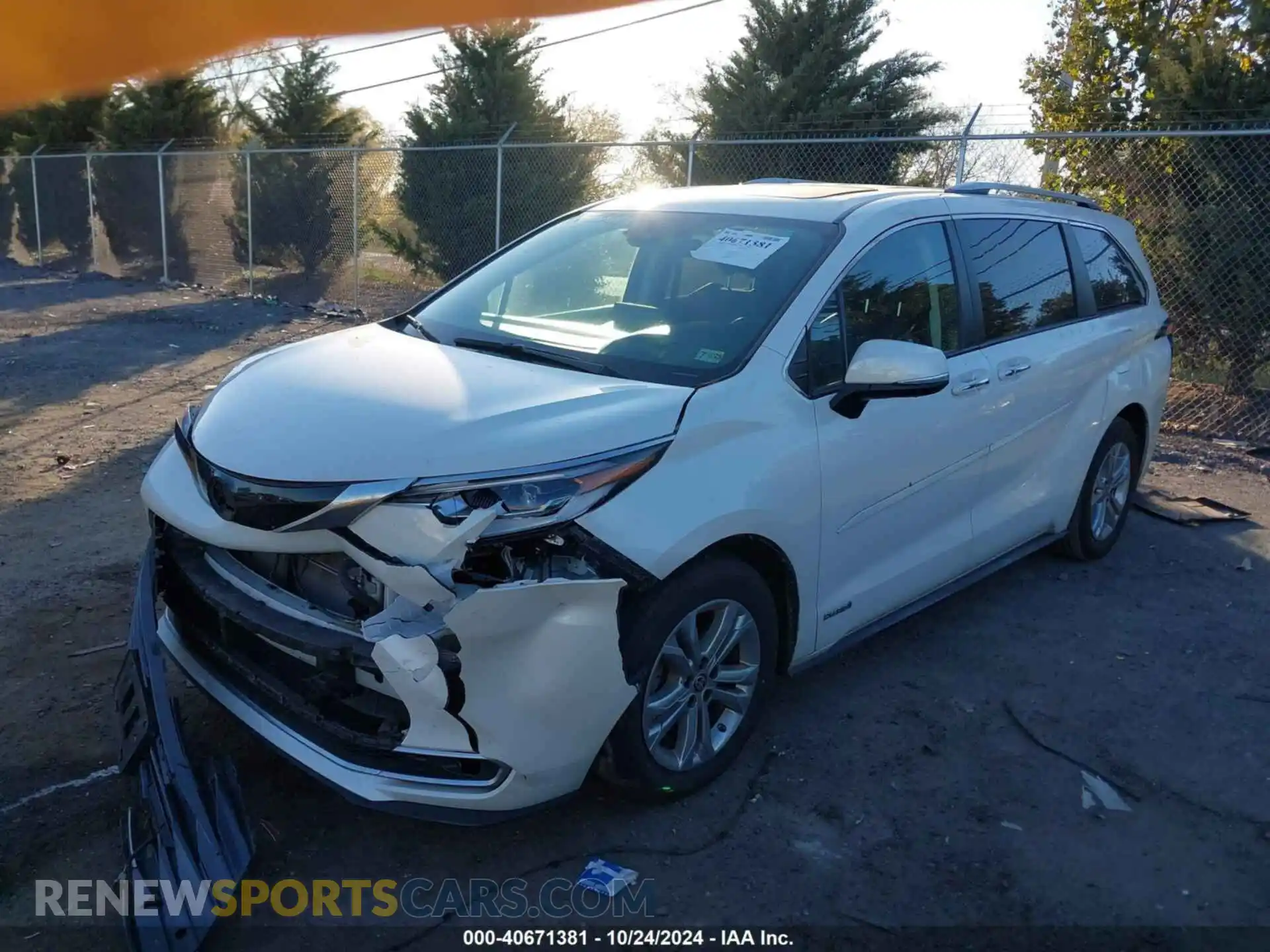 2 Photograph of a damaged car 5TDESKFC7MS025297 TOYOTA SIENNA 2021