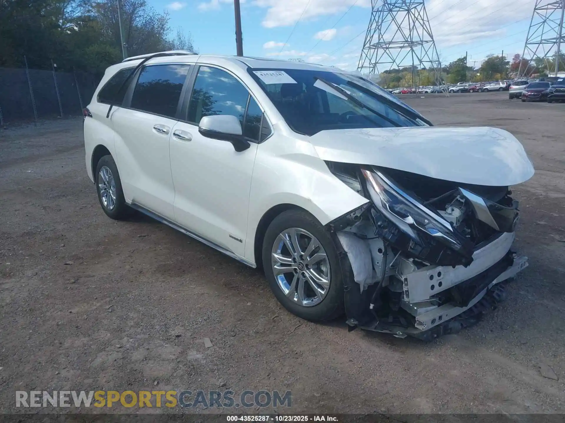 1 Photograph of a damaged car 5TDESKFC8MS005172 TOYOTA SIENNA 2021