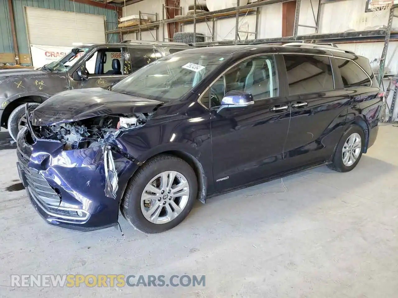 1 Photograph of a damaged car 5TDESKFC8MS011649 TOYOTA SIENNA 2021