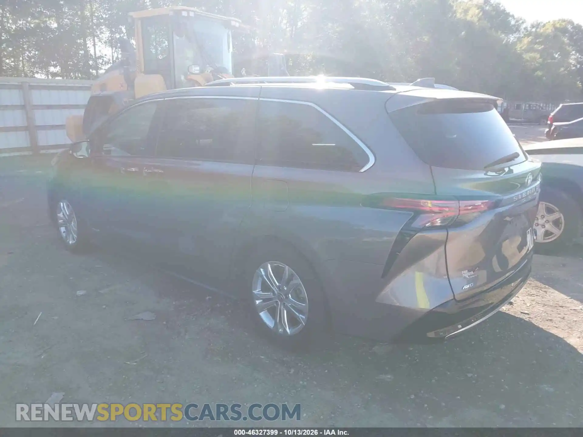 3 fotografías del automóvil dañado 5TDESKFCXMS007831 TOYOTA SIENNA 2021