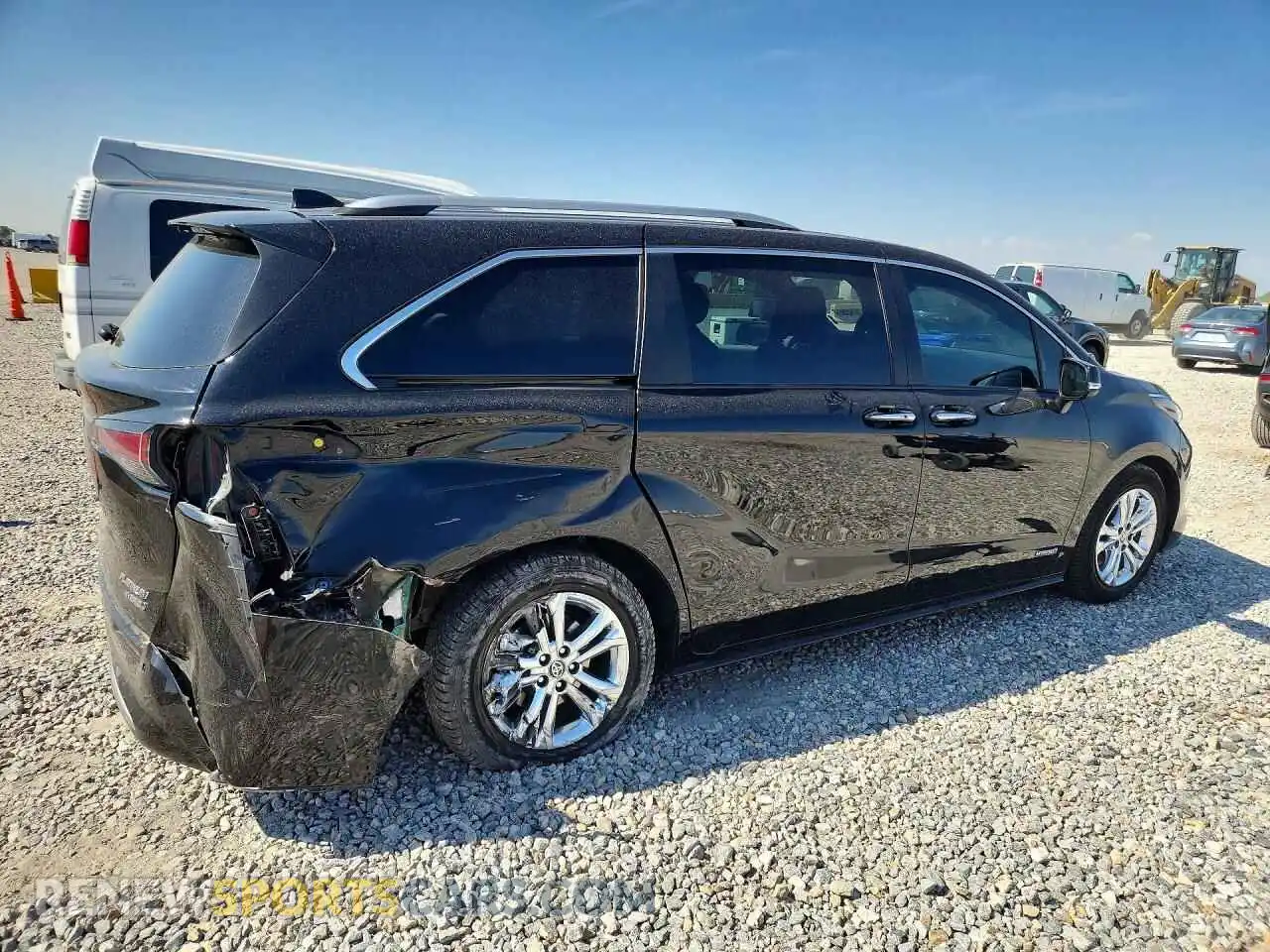 3 fotografías del automóvil dañado 5TDESKFCXMS009031 TOYOTA SIENNA 2021