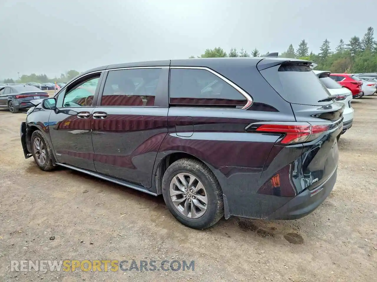 2 Фотография поврежденного автомобиля 5TDGSKFC2MS027225 TOYOTA SIENNA 2021