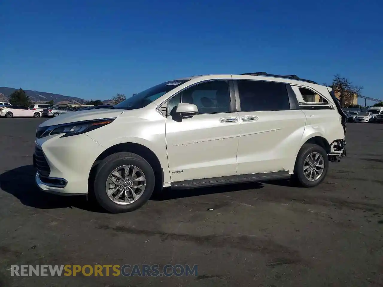 1 fotografías del automóvil dañado 5TDJRKEC5MS041171 TOYOTA SIENNA 2021