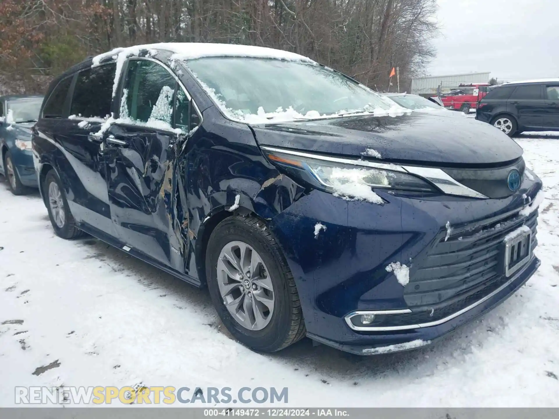 1 Фотография поврежденного автомобиля 5TDJRKEC6MS011659 TOYOTA SIENNA 2021