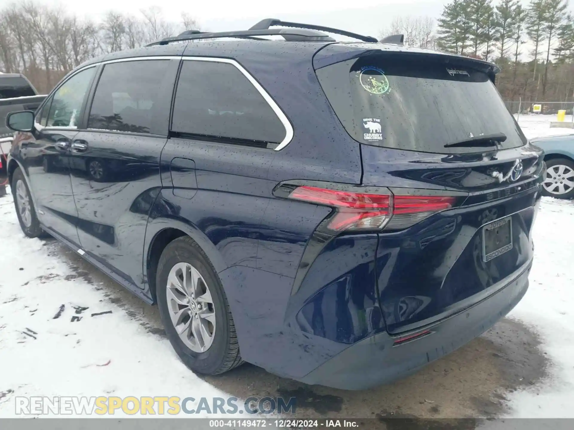 3 Фотография поврежденного автомобиля 5TDJRKEC6MS011659 TOYOTA SIENNA 2021