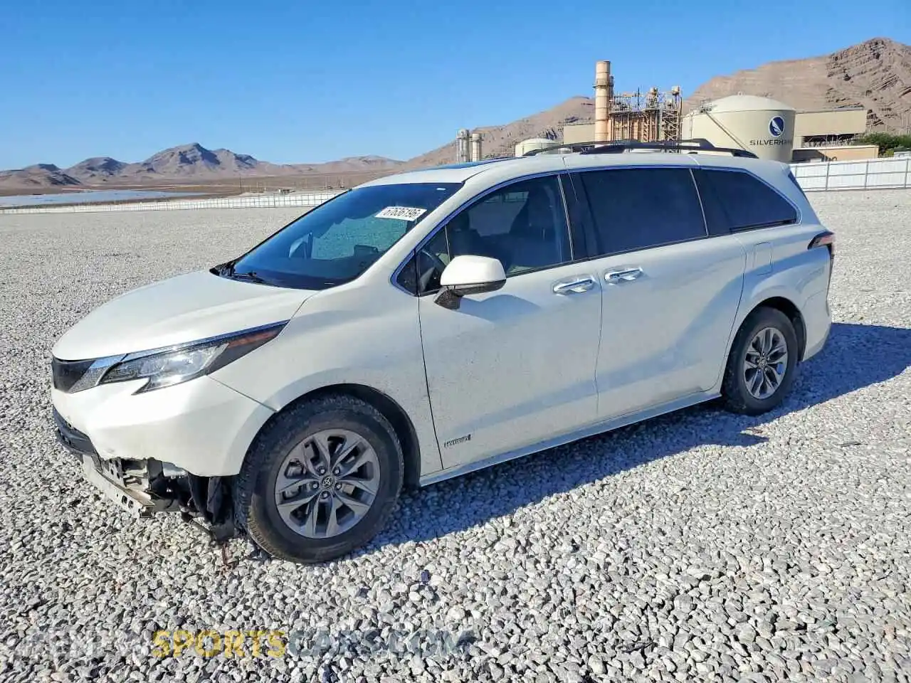 1 fotografías del automóvil dañado 5TDJRKEC7MS053564 TOYOTA SIENNA 2021