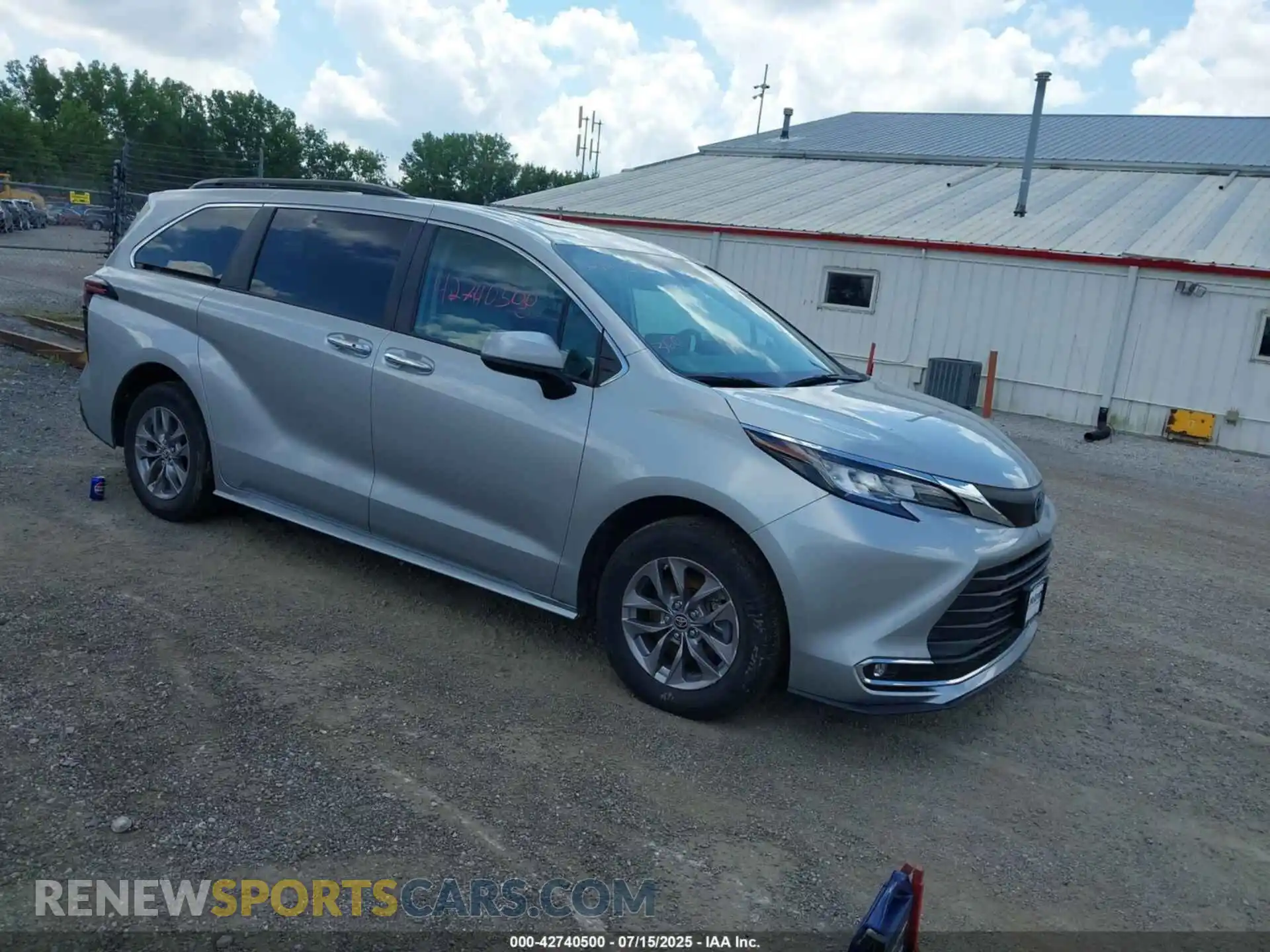 1 fotografías del automóvil dañado 5TDJRKECXMS004455 TOYOTA SIENNA 2021