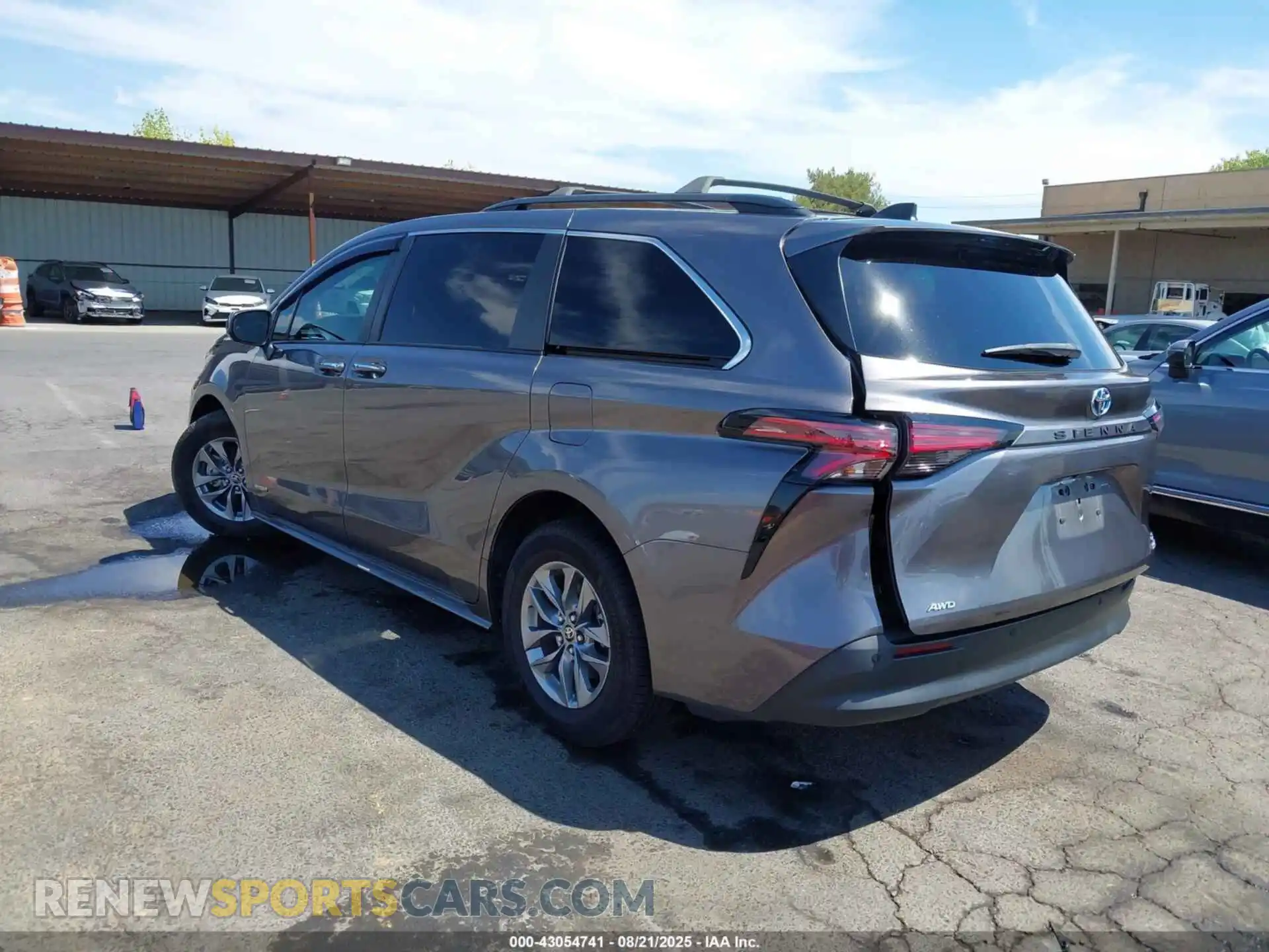 3 fotografías del automóvil dañado 5TDJSKFC0MS028170 TOYOTA SIENNA 2021