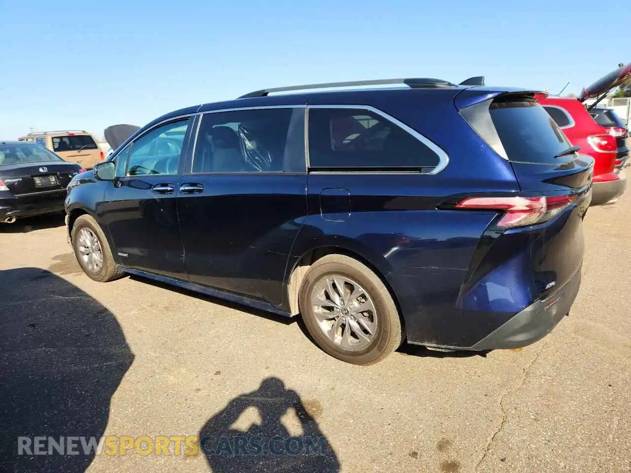 2 Photograph of a damaged car 5TDJSKFC3MS009645 TOYOTA SIENNA 2021