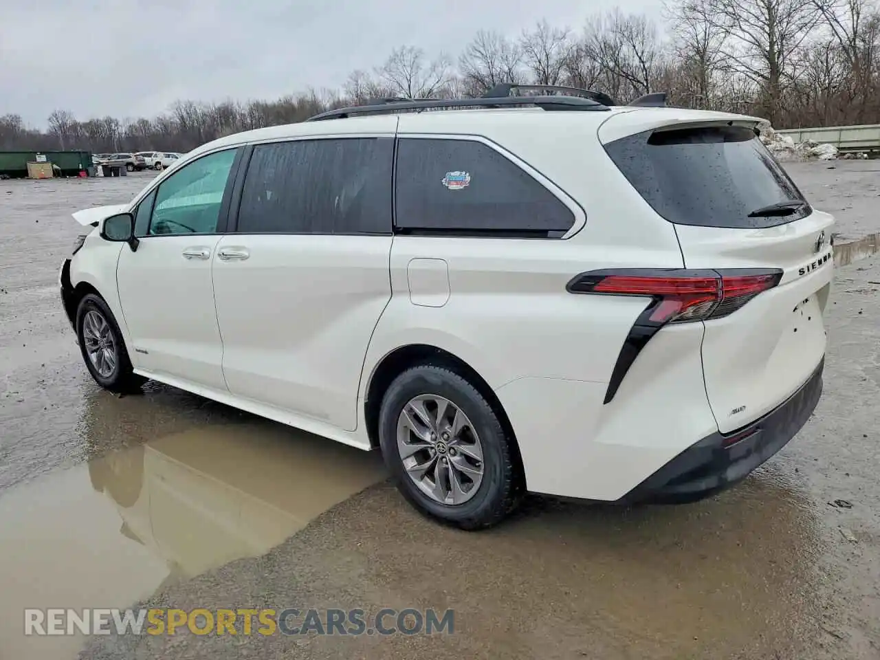 2 Photograph of a damaged car 5TDJSKFC8MS002870 TOYOTA SIENNA 2021