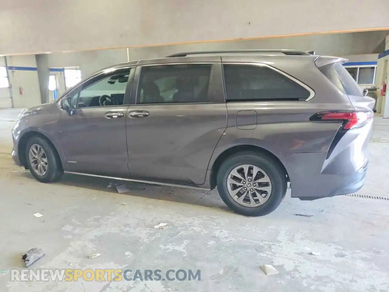 2 Photograph of a damaged car 5TDJSKFCXMS007892 TOYOTA SIENNA 2021