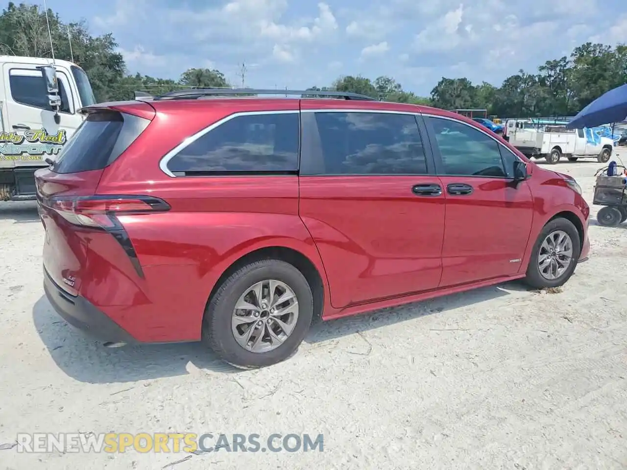 3 Photograph of a damaged car 5TDKRKEC0MS038084 TOYOTA SIENNA 2021