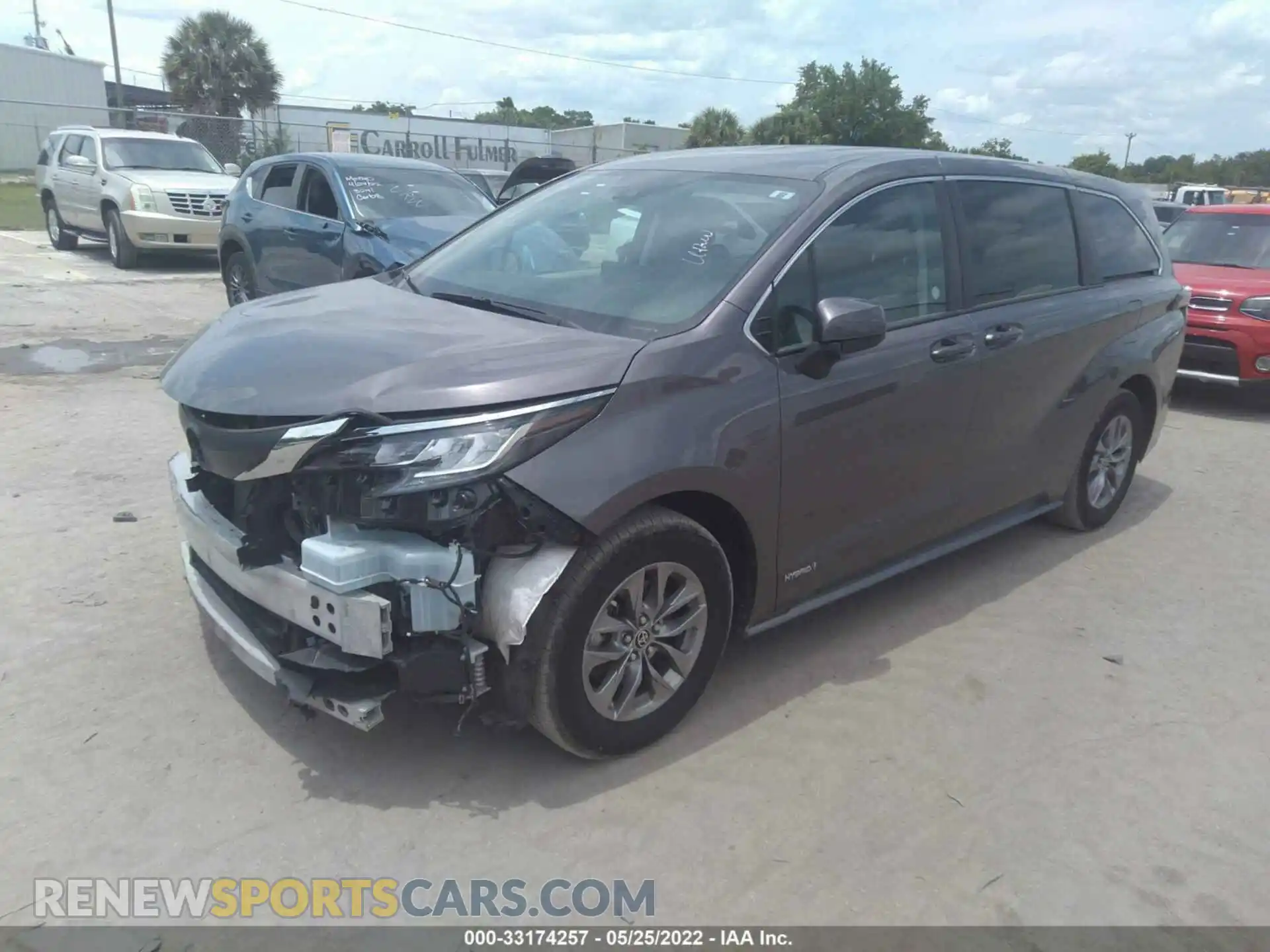 2 Photograph of a damaged car 5TDKRKEC1MS014845 TOYOTA SIENNA 2021