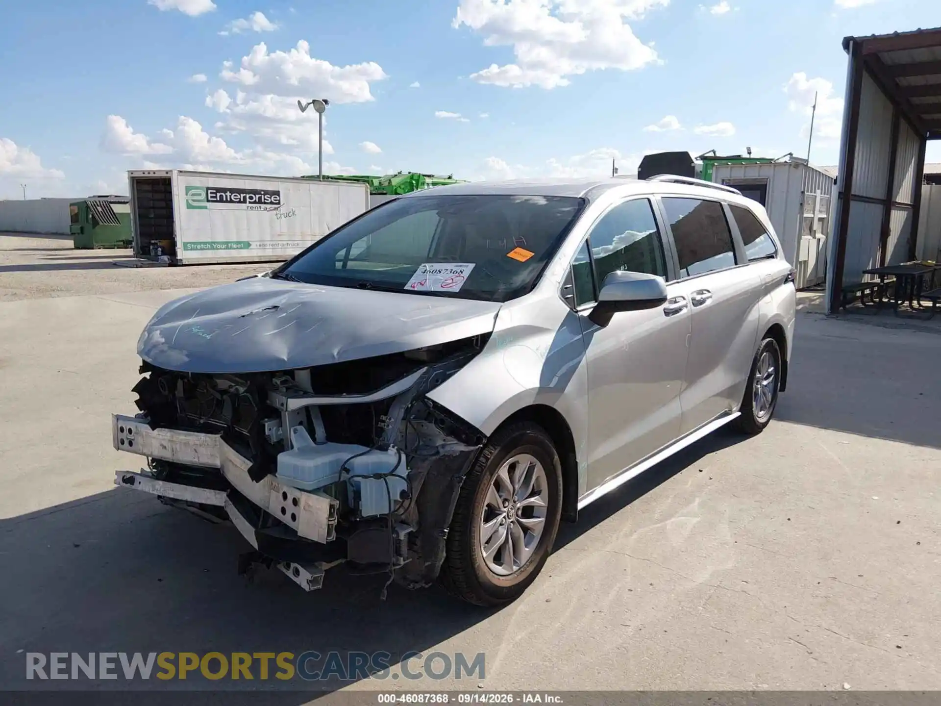 2 Фотография поврежденного автомобиля 5TDKRKEC1MS072955 TOYOTA SIENNA 2021