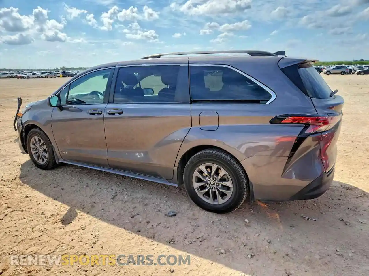 2 Фотография поврежденного автомобиля 5TDKRKEC2MS031931 TOYOTA SIENNA 2021
