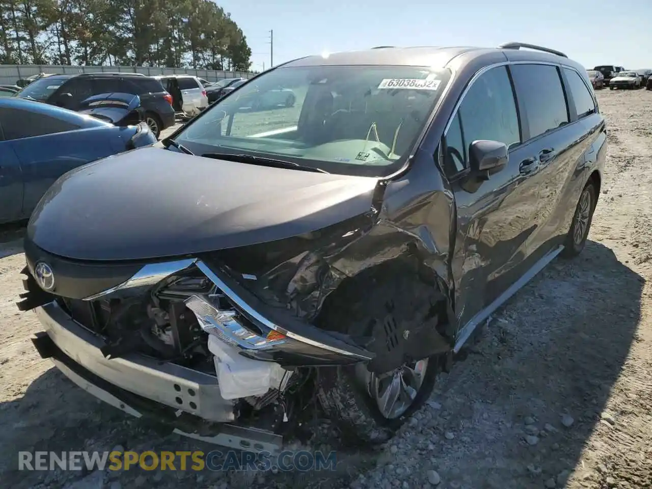 2 Photograph of a damaged car 5TDKRKEC7MS001775 TOYOTA SIENNA 2021