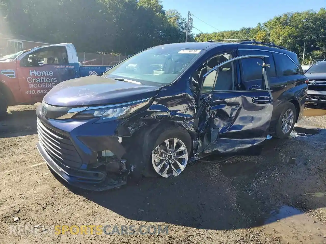 1 fotografías del automóvil dañado 5TDKRKECXMS031675 TOYOTA SIENNA 2021