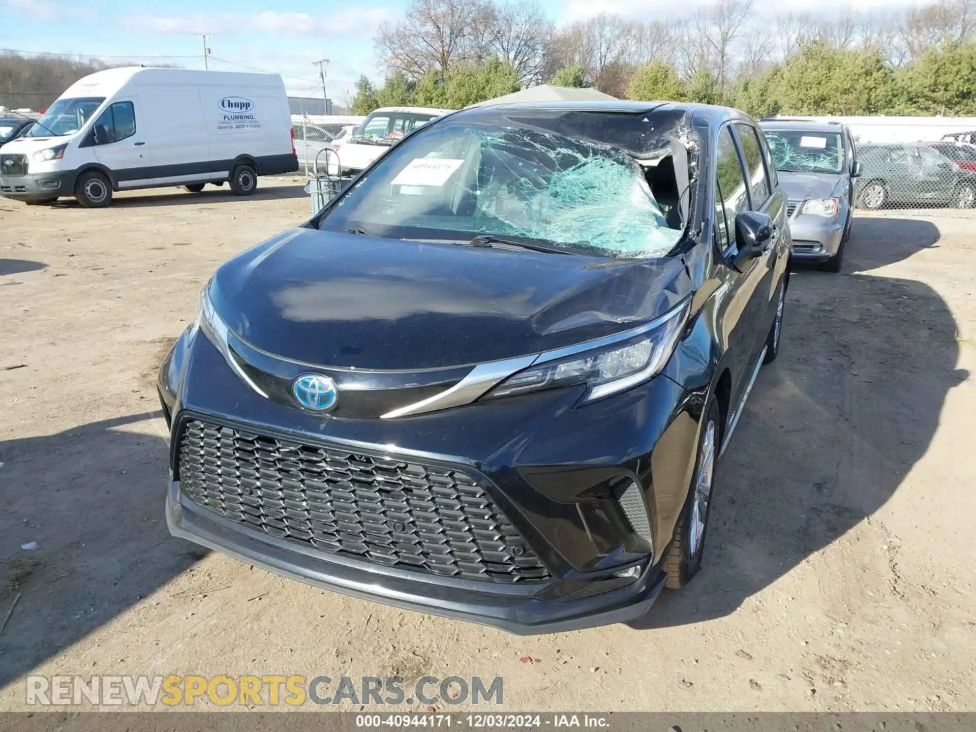 2 fotografías del automóvil dañado 5TDXSKFC0MS004882 TOYOTA SIENNA 2021