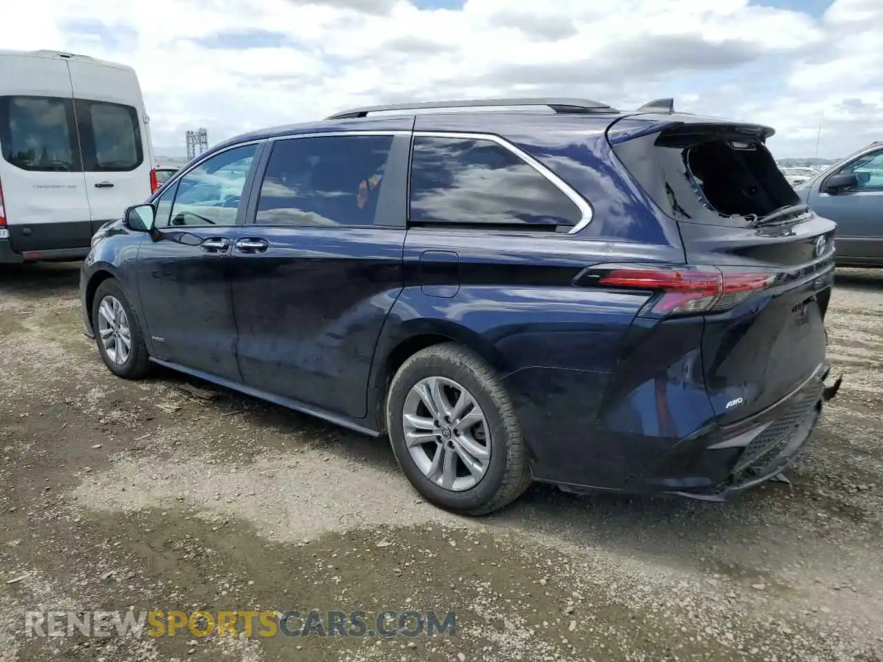 2 Фотография поврежденного автомобиля 5TDXSKFC1MS037700 TOYOTA SIENNA 2021
