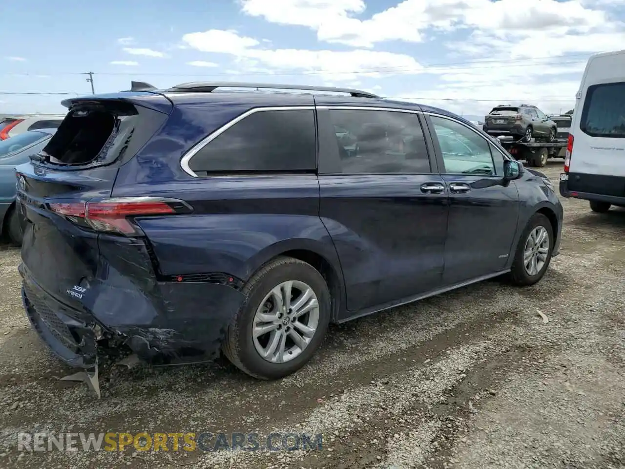 3 Фотография поврежденного автомобиля 5TDXSKFC1MS037700 TOYOTA SIENNA 2021