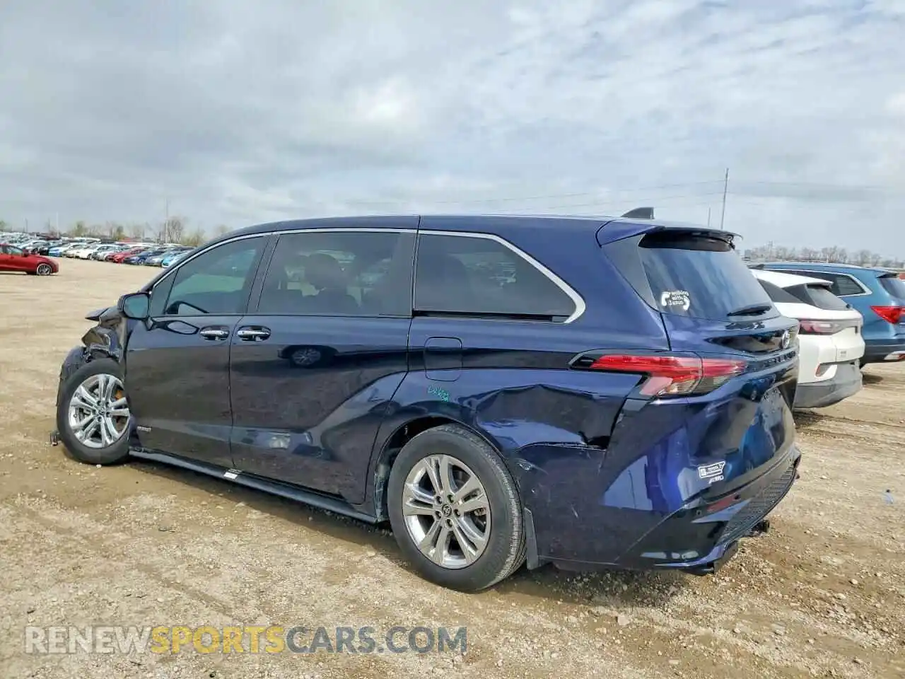 2 Photograph of a damaged car 5TDXSKFC9MS005318 TOYOTA SIENNA 2021