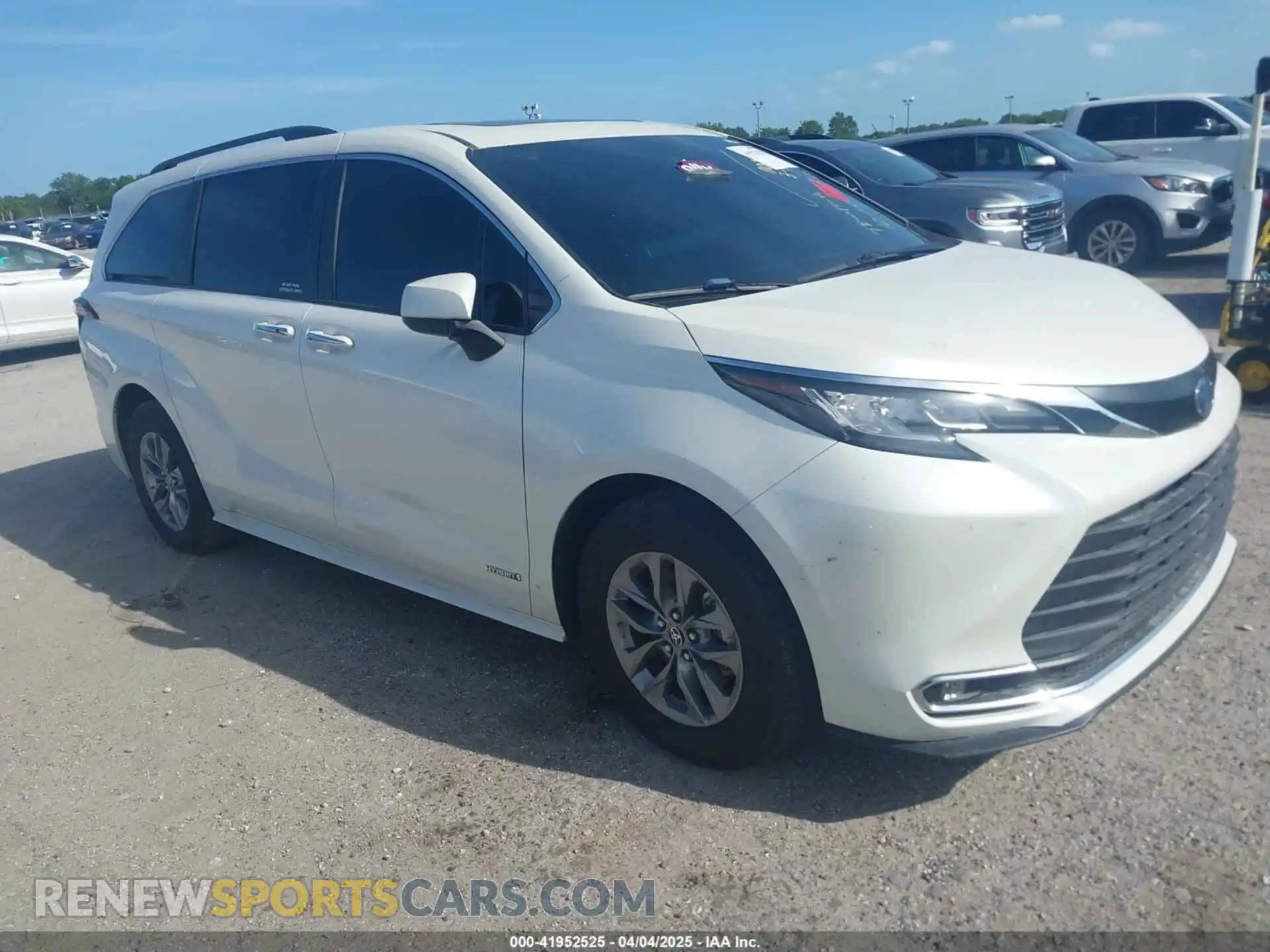 1 Photograph of a damaged car 5TDYRKEC0MS002020 TOYOTA SIENNA 2021