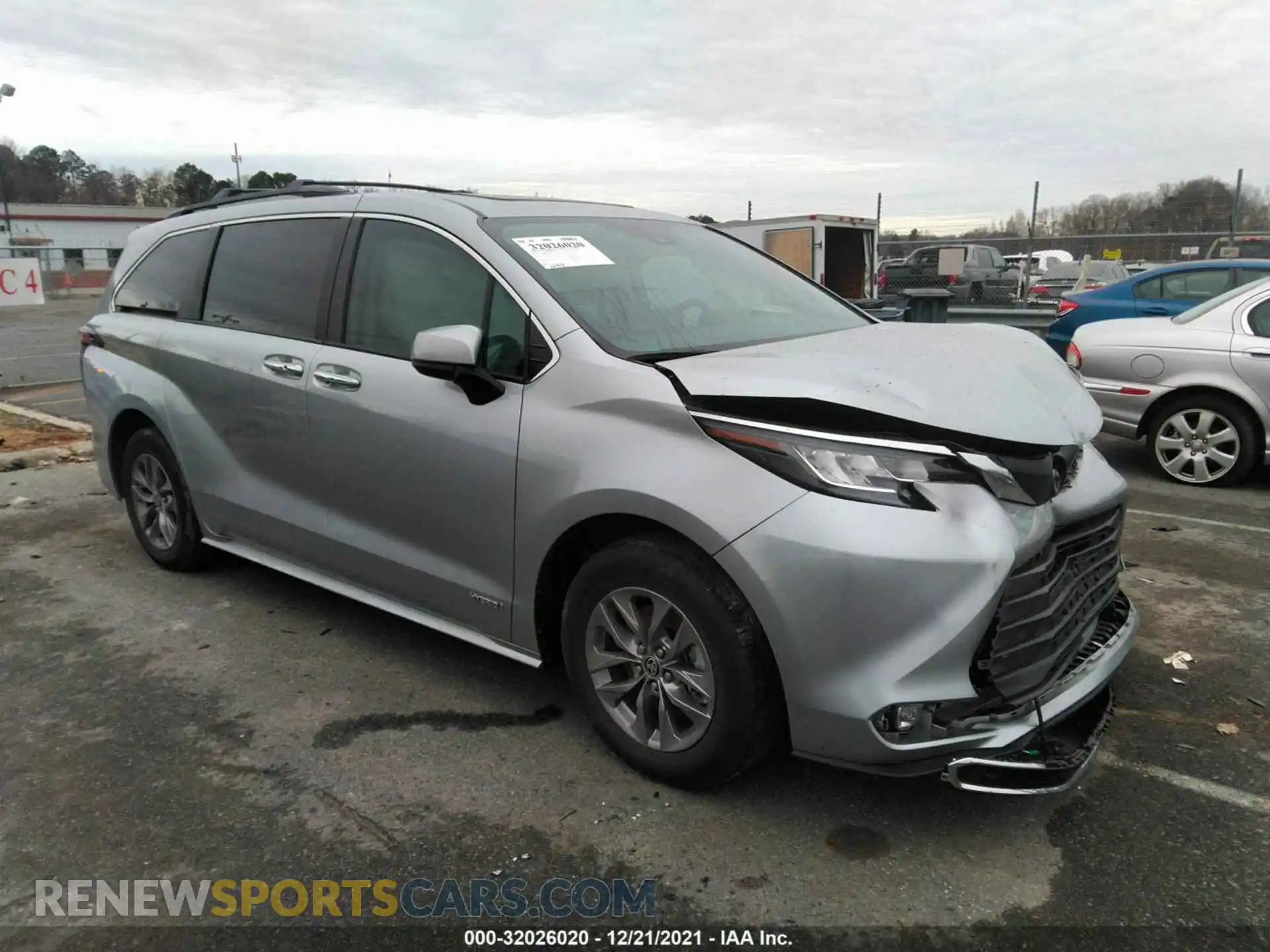1 Photograph of a damaged car 5TDYRKEC0MS022851 TOYOTA SIENNA 2021