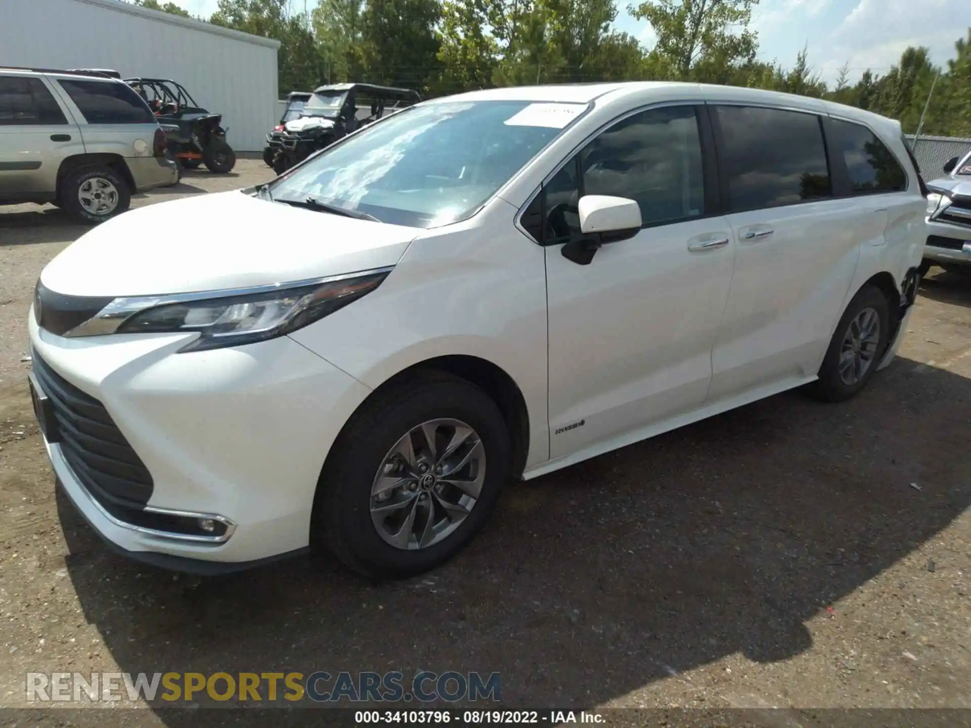 2 Photograph of a damaged car 5TDYRKEC1MS008473 TOYOTA SIENNA 2021
