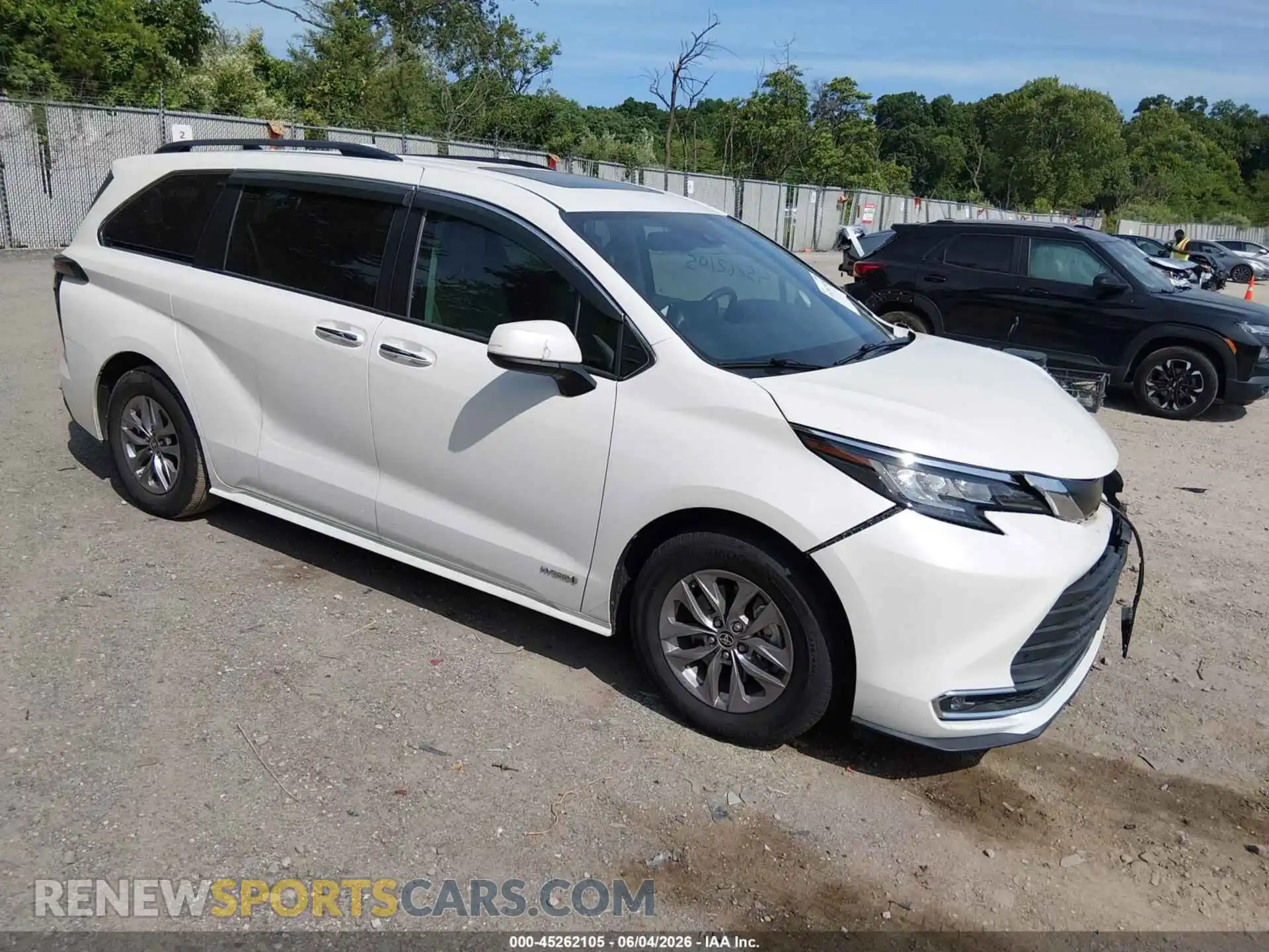 1 Фотография поврежденного автомобиля 5TDYRKEC1MS028271 TOYOTA SIENNA 2021