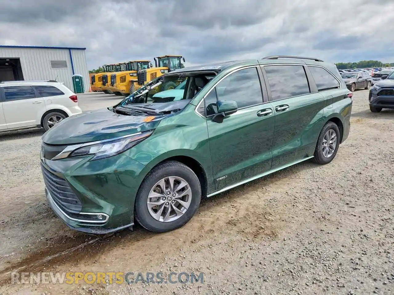 1 Photograph of a damaged car 5TDYRKEC1MS030215 TOYOTA SIENNA 2021