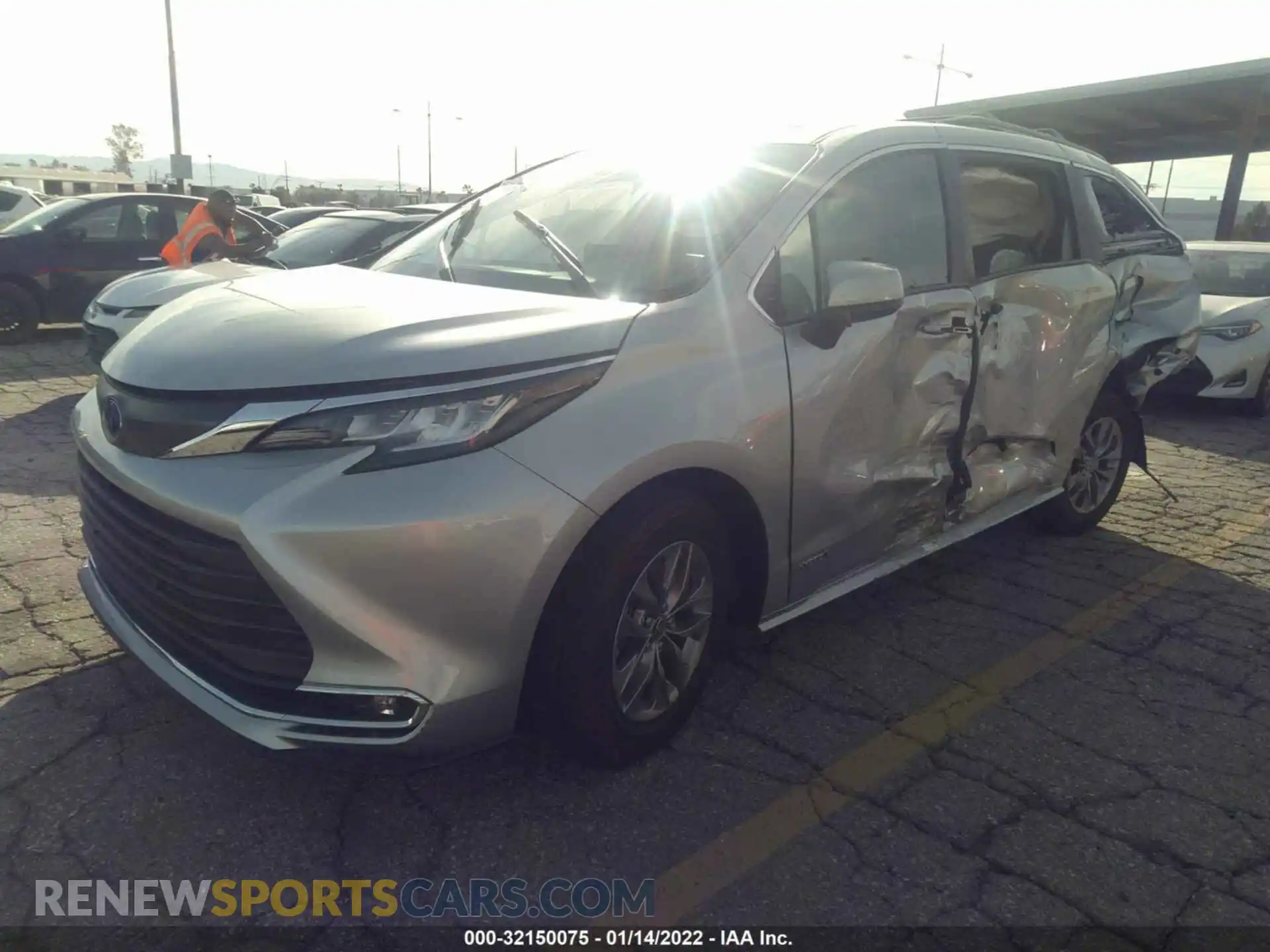 2 Photograph of a damaged car 5TDYRKEC1MS067717 TOYOTA SIENNA 2021
