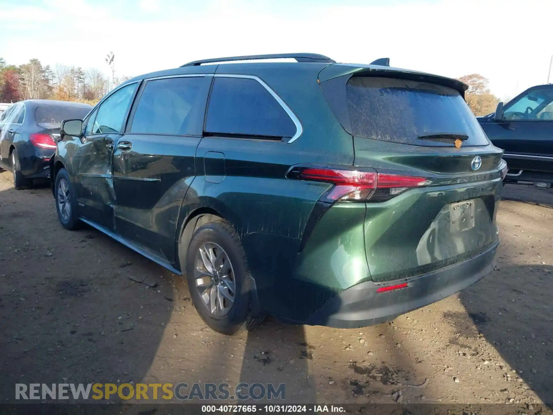 3 Photograph of a damaged car 5TDYRKEC2MS073574 TOYOTA SIENNA 2021