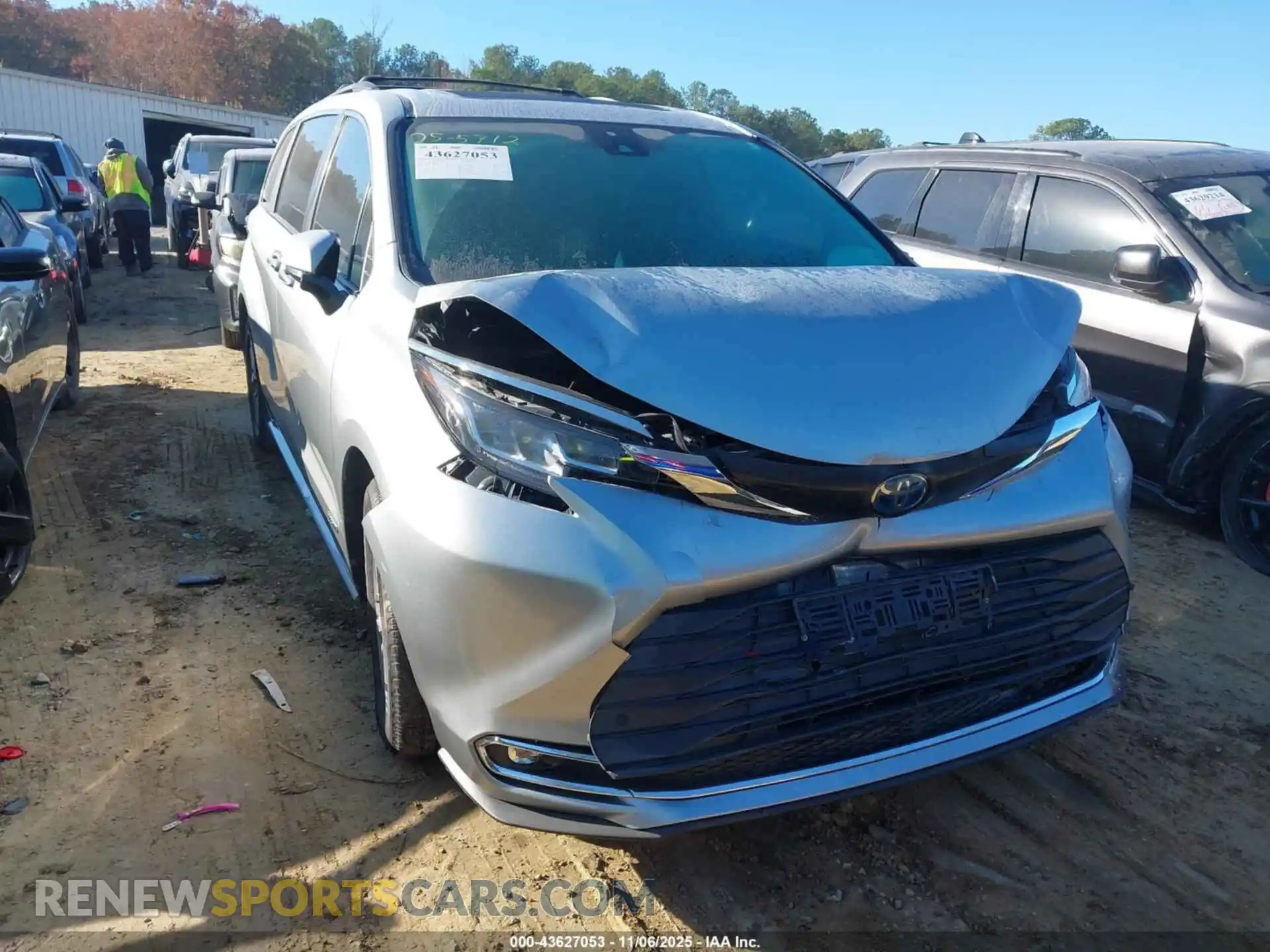 1 Photograph of a damaged car 5TDYRKEC4MS006720 TOYOTA SIENNA 2021