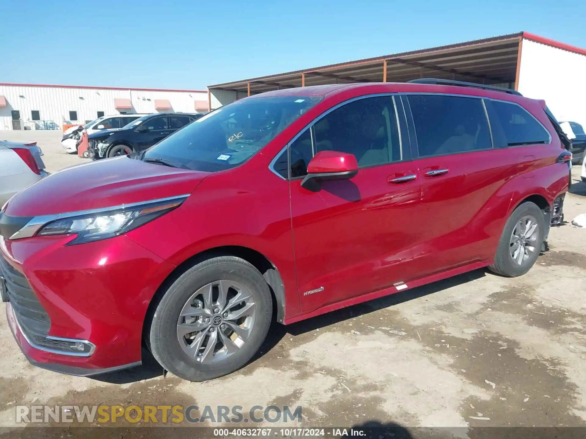 2 Photograph of a damaged car 5TDYRKEC4MS041371 TOYOTA SIENNA 2021
