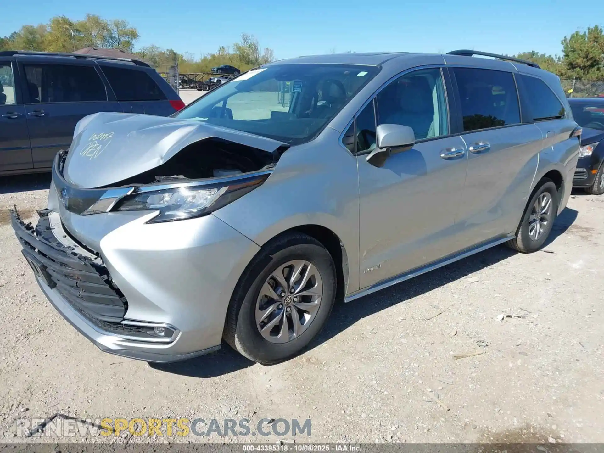 2 Photograph of a damaged car 5TDYRKEC5MS058583 TOYOTA SIENNA 2021