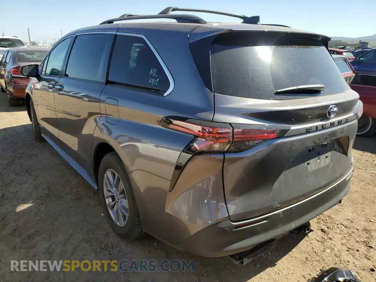 3 Фотография поврежденного автомобиля 5TDYRKEC7MS062926 TOYOTA SIENNA 2021