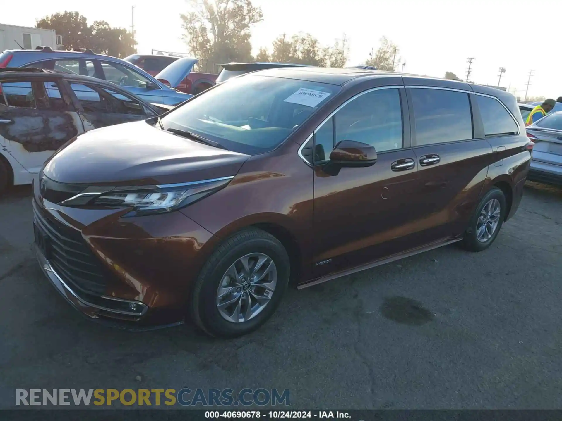 2 Photograph of a damaged car 5TDYRKEC8MS032009 TOYOTA SIENNA 2021