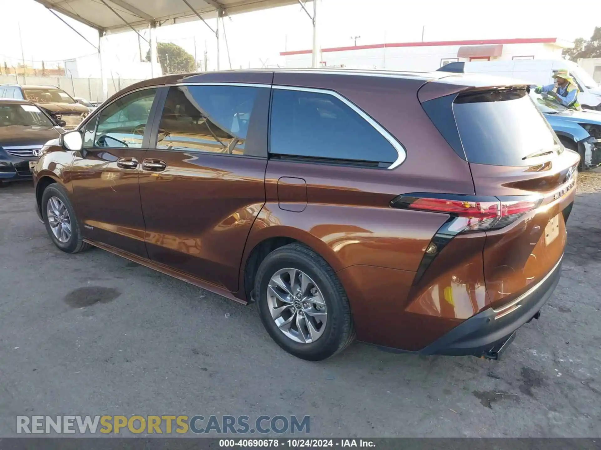 3 Photograph of a damaged car 5TDYRKEC8MS032009 TOYOTA SIENNA 2021