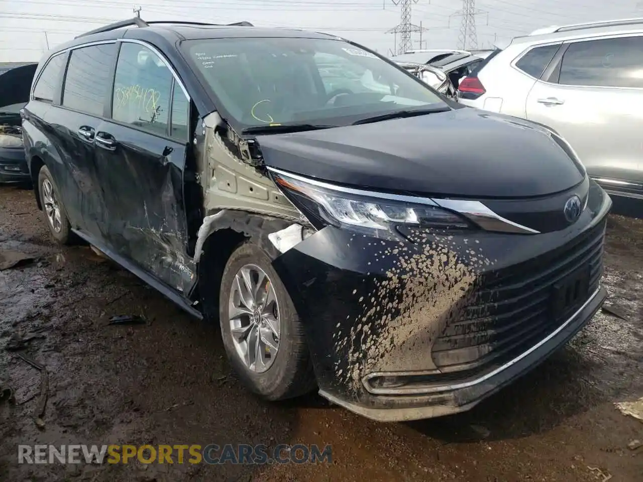 1 Photograph of a damaged car 5TDYSKFC0MS016499 TOYOTA SIENNA 2021