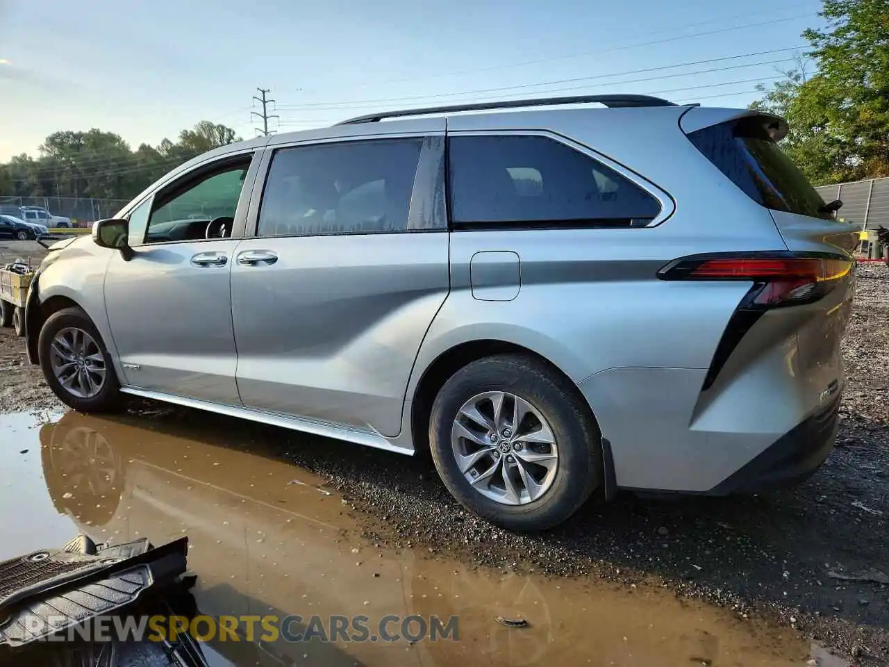 2 Фотография поврежденного автомобиля 5TDYSKFC0MS017278 TOYOTA SIENNA 2021