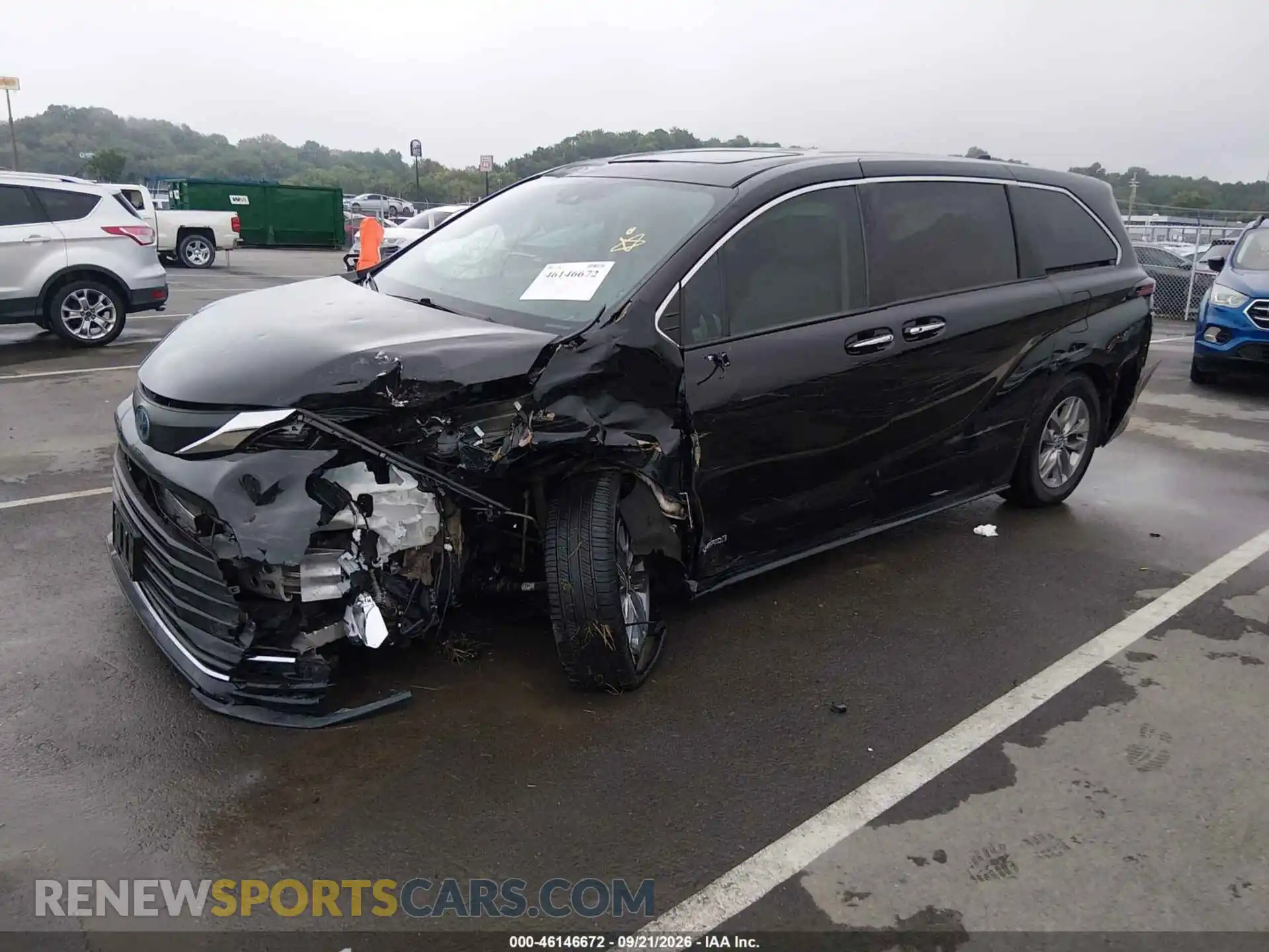 2 Photograph of a damaged car 5TDYSKFC1MS021548 TOYOTA SIENNA 2021